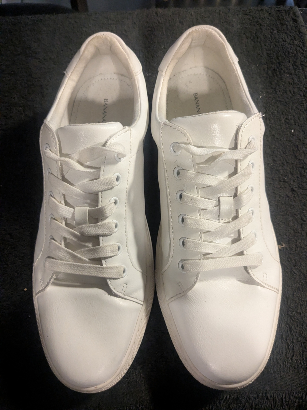 Banana Republic Men's White Leather Sneakers Size 11